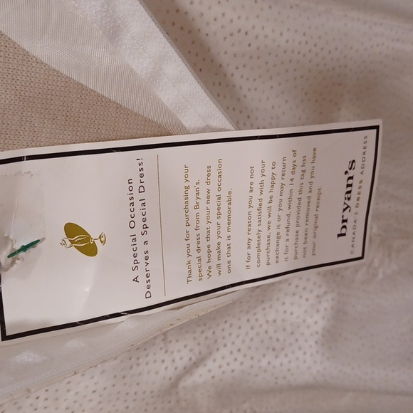 Bryan's/Be Smart Gold Fleck Crinoline Formal A-Line Gown NEW- Sz. 9/10 - Picture 12 of 16